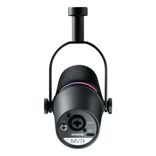 Microphone Dynamique Shure MV7i – USB/XLR, Podcasting, Directivité Cardioïde - vue 4