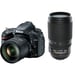 Nikon D610 + AF-S NIKKOR 24–85mm f/3.5-4.5G ED VR + AF-S VR Zoom-NIKKOR 70-300mm f/4.5-5.6G IF-ED + 32GB Kit d'appareil-photo SLR 24,3 MP CMOS 6016 x 4016 pixels Noir