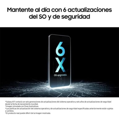 Galaxy A17 (4G) 256 Go, Noir