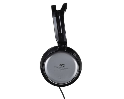 JVC HA-RX500-E Cuffie cablate Musica ad archetto Nero, Bianco