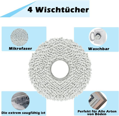 Kit di pezzi di ricambio per Ecovacs Deebot T30 Omni, T30 Pro Omni, T30 Max