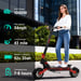 Monopattino elettrico GOKEEP F5 1000W, batteria 52V 20Ah, autonomia 70 km, pneumatici 11'' fuoristrada, pieghevole, velocità max 55 km/h