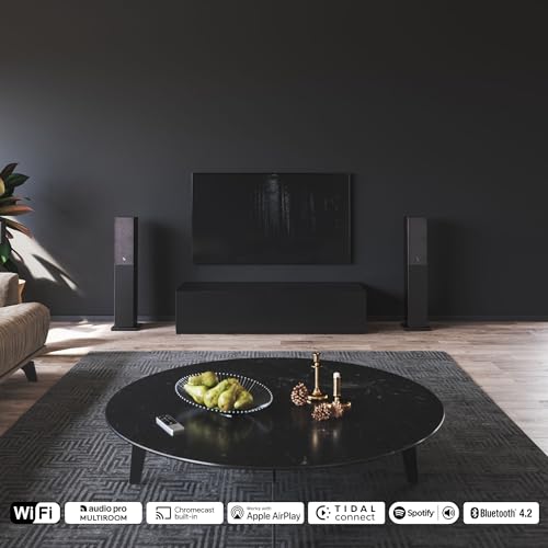 Enceintes connectées Hi Fi sans fil Bluetooth Audio Pro A38 Vendues par paire - vue 3