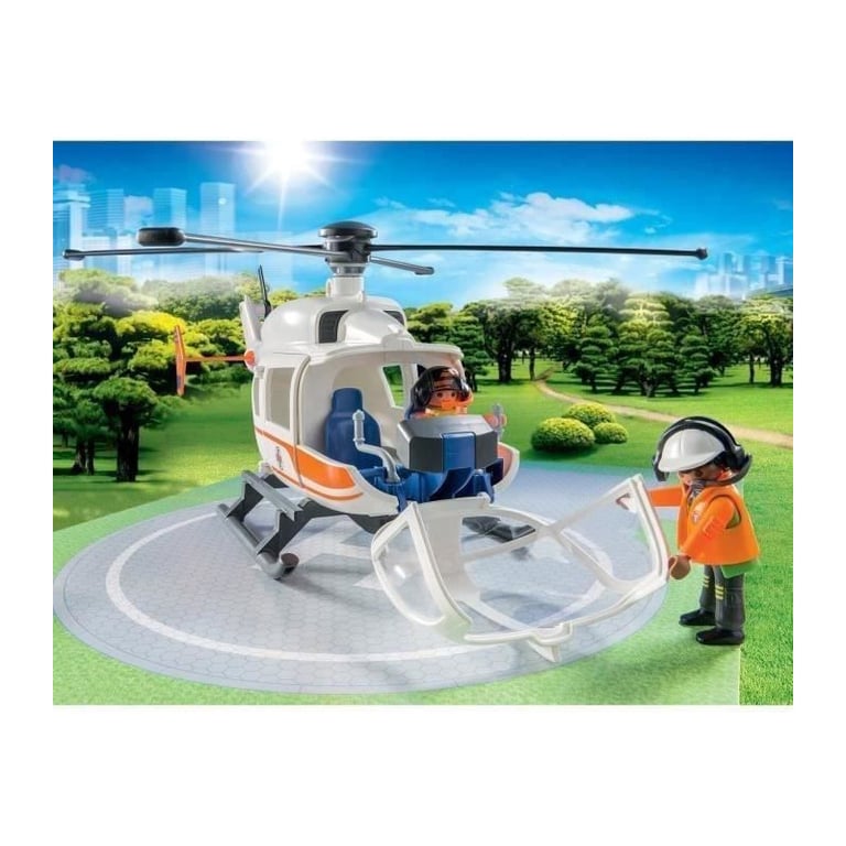 PLAYMOBIL 70048 - Helicoptere de secours - Neuf
