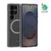 Custodia magnetica antiurto invisibile realizzata con il 75% di plastica riciclata per Samsung Galaxy S25 Ultra 5G, trasparente