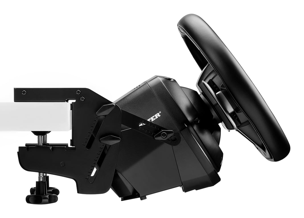 Thrustmaster SimTask Steering Kit, Support De Volant Racing Et Boule De Manœuvre Pour Conduite De Poids Lourds, Compatible T128 & T248 Noir - vue 7