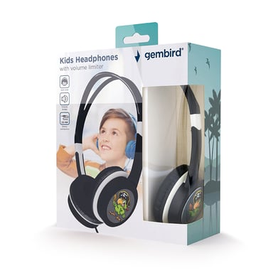 CUFFIE PER BAMBINI GEMBIRD CONTROLLO DEL VOLUME NERO