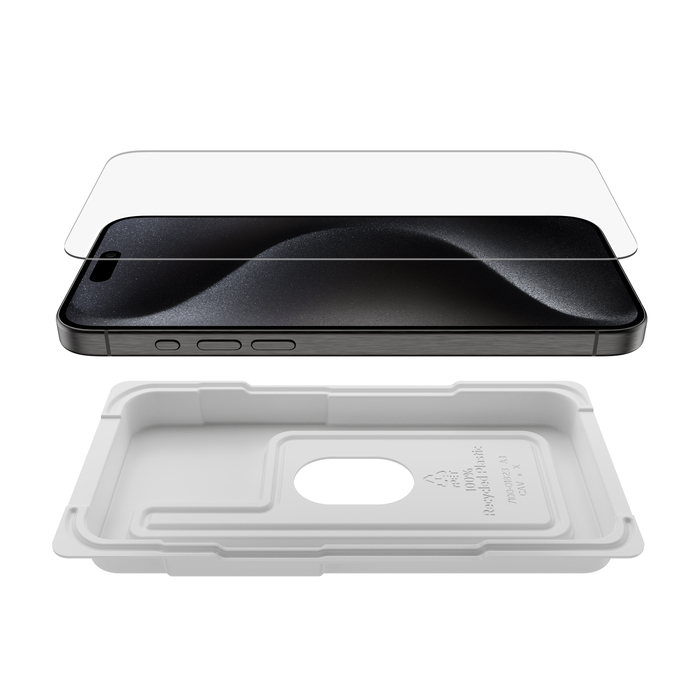 Belkin ScreenForce UltraGlass 2 pour iPhone 15 Pro Max Translucide - vue 6