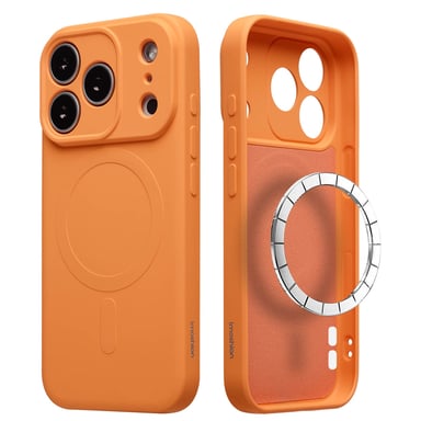 imoshion Coque Couleur avec MagSafe pour Apple iPhone 17 Pro Max - Orange