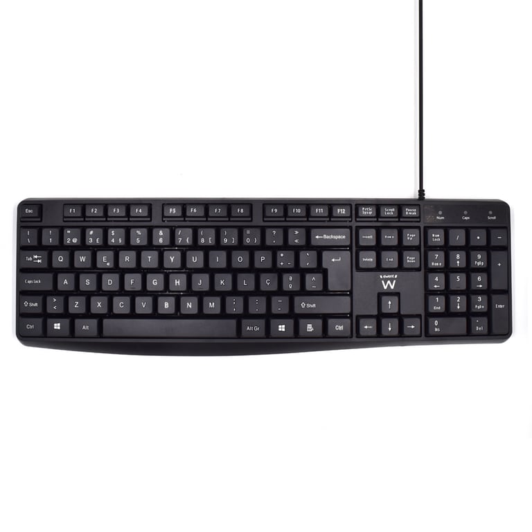 EWENT EW3002 Clavier USB professionnel avec saisie silencieuse PT Neuf