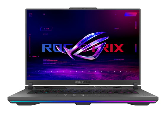 ASUS ROG Strix G16 G614FR-S5022W AMD Ryzen™ 9 9955HX Ordinateur portable 40,6 cm (16'') 2.5K 16 Go DDR5-SDRAM 1 To SSD NVIDIA GeForce RTX 5070 Ti Wi-Fi 6E (802.11ax) Windows 11 Home Gris