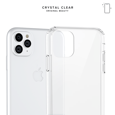 Guscio ibrido invisibile per Apple iPhone 11 Pro, trasparente