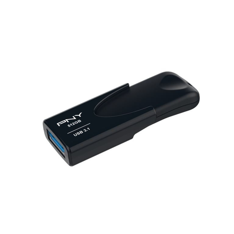 Pny Attache 4 Lecteur Usb Flash 512 Go Usb Type-A 3.2 Gen 1 (3.1 Gen 1) Noir