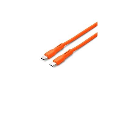CABLE CHARGE USB-C VERS USB-C PD 60W ORANGE POUR APPLE SAMSUNG XIAOMI OPPO