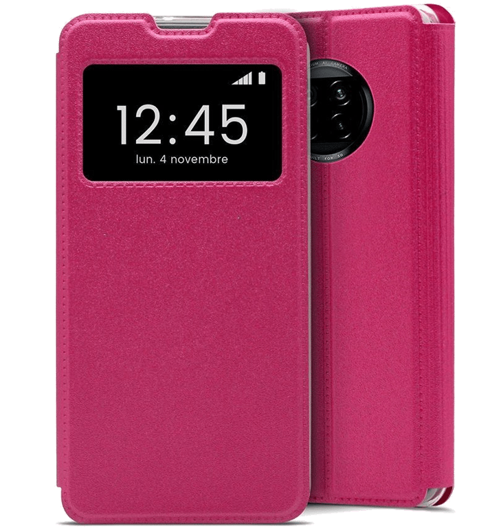 Etui Folio compatible Rose Xiaomi Mi 10T Lite