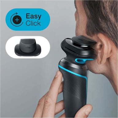 Braun Series 5 51-M1200s Trimmer Shaver Nero, Blu