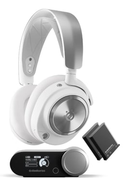 Cuffie da gioco senza fili - STEELSERIES - Arctis Nova Pro - Bianco