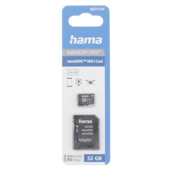 Hama 00213114 mémoire flash 32 Go MicroSDHC UHS-I Classe 10