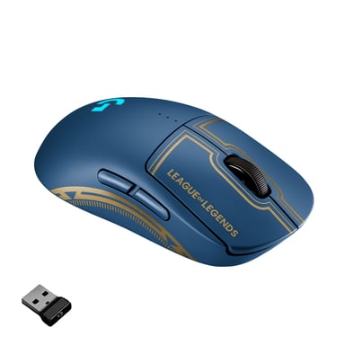Logitech G PRO Wireless Mouse League of Legends Edition souris Ambidextre RF sans fil Optique 25600 DPI