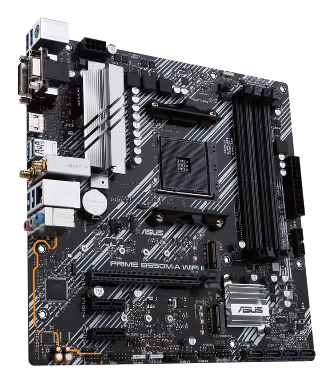 ASUS PRIME B550M A WIFI II AMD B550 Emplacement AM4 micro ATX Neuf - vue 3