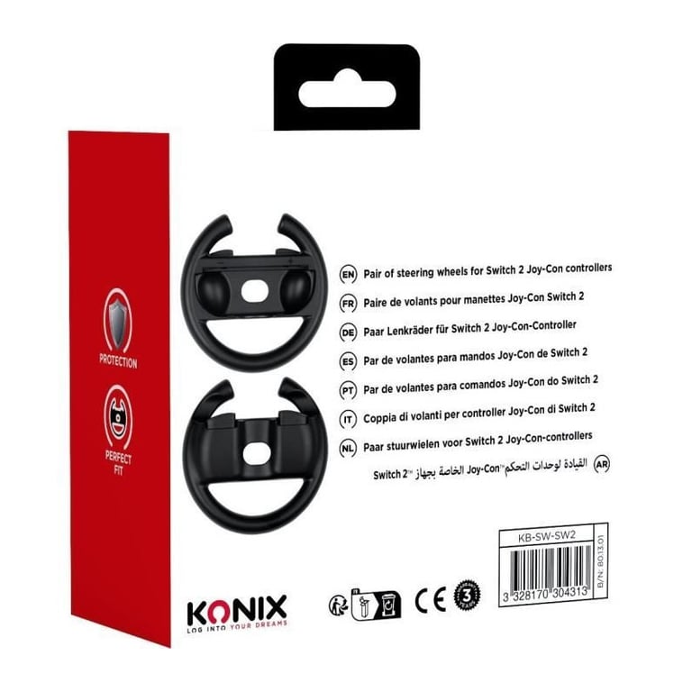 Konix Volants pour joycon X2 pour Switch 2 - Neuf