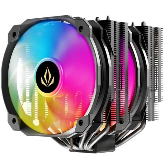 Forgeon Windlord RGB 6Pipes Double Dissipateur Thermique Ventilateur CPU 2x140mm - vue 2