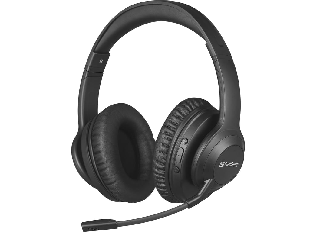 Casque Sans Fil Sandberg 126-45 – Réduction de Bruit ANC+ENC, 24 h Autonomie