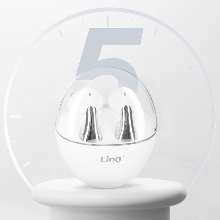 Écouteurs Bluetooth Intra auriculaires Design Goutte D'eau et Boîtier Neuf - vue 2