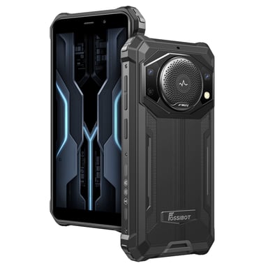 FOSSiBOT F101P Smartphone Resistente, 4GB + 64GB, Cámara Triple AI, Altavoz de 123dB, MediaTek Helio P22 Octa-Core, Android 13.0