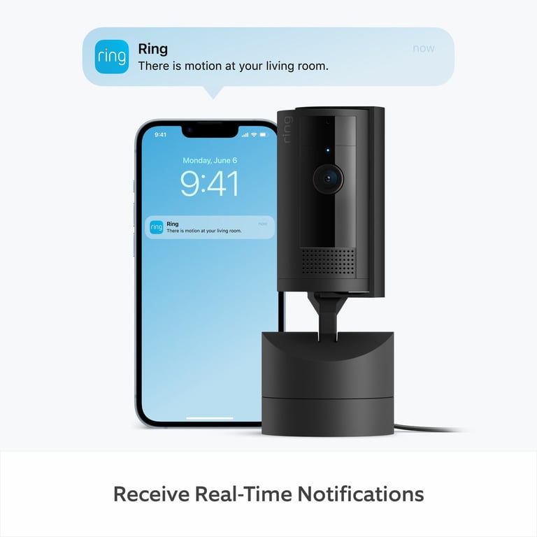 Ring Pan-Tilt Tower Caméra de sécurité IP Intérieure 1280 x 720 pixels Bureau - Neuf
