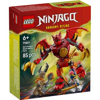 LEGO® Ninjago® 71851 Pack de combat : le robot dragon de Kai - vue 2