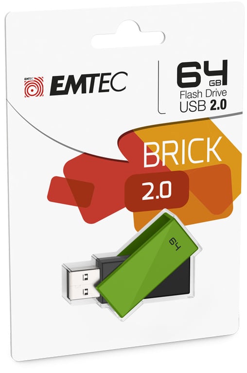 Emtec C350 Brick lecteur USB flash USB Type A 2.0 Neuf - vue 4