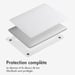 imoshion Coque Laptop pour Apple MacBook Pro 13 pouces (2020 / 2022) - Transparent