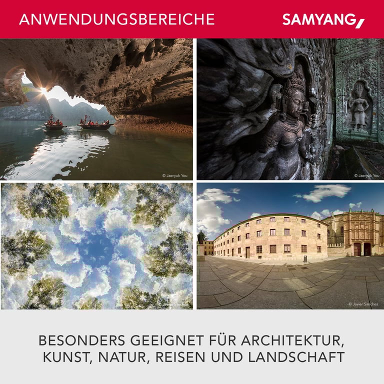 Samyang 8mm F2.8 UMC Fish eye II SLR Objectif large fish eye Neuf - vue 2