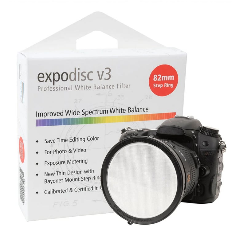 EXPODISC Expoimaging Filtre Balance des blancs Expodisc V3 82mm Neuf
