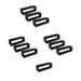 Lazo para pulsera de reloj paquete de 10  18 mm