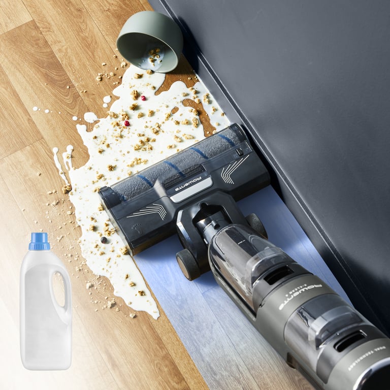 ASPI BALAI 2EN1 SANS FIL RECH 18 5V AUTON 50MIN ASPIRE ET NETTOIE A 'E ROWENTA GZ5035W0 - vue 4