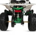 MiniQuad eléctrico Tiger 1000W Verde, 3 velocidades, autonomía 30-40 km, doble suspensión, seguridad infantil
