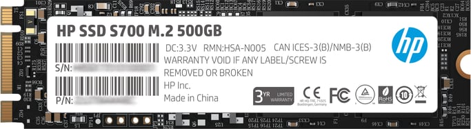 HP S700 500 Go M.2 Série ATA III TLC