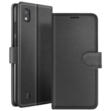 Custodia a portafoglio per Galaxy A10 con funzione supporto e linguetta magnetica