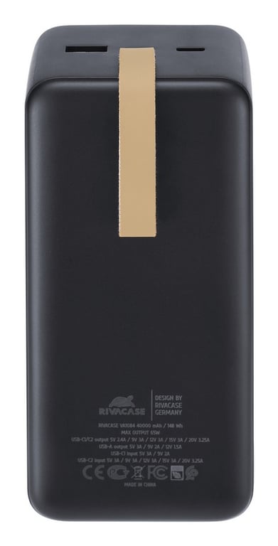 Rivacase VA1084 banque d'alimentation électrique Lithium Polymère LiPo 40000 mAh Neuf - vue 2