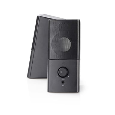 Nedis GSPR10020BK haut-parleur Noir 18 W - Neuf Noir - vue 2