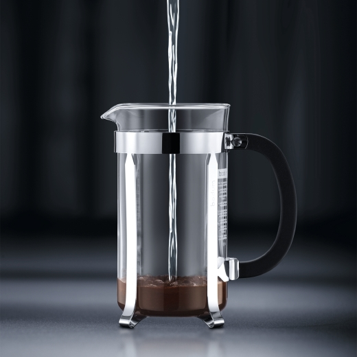 BODUM Cafetière à piston 12 Tasses Chromée & Chambord - vue 5