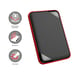 Silicon Power Armor A62 disque dur externe 4 To 2.5'' USB Type-A 3.2 Gen 1 (3.1 Gen 1) Noir, Rouge