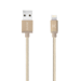 Câble Lightning vers USB tressé métallisé certifié MFi Apple Charge/Sync (1M), Or