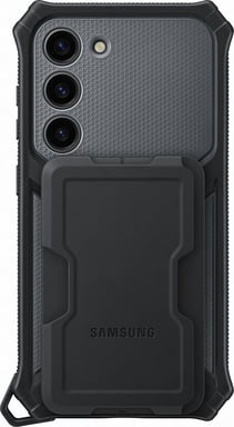 Samsung G S23 5G Carcasa reforzada con soporte extraíble Gris