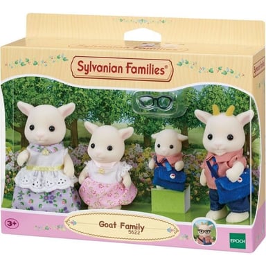 Figurines miniatures - La famille Chevre - 4 personnages articulés et habillés avec soin