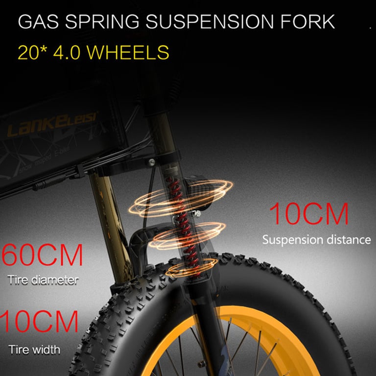 Vélo Électrique LANKELEISI X3000 Plus – Moteur 1000W Batterie 48V 17.5Ah - vue 2
