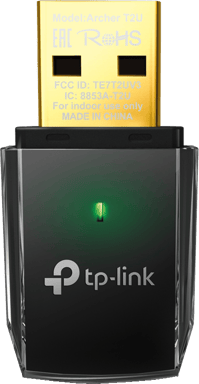 Adaptateur USB WiFi bi-bande AC600 Noir TP-Link