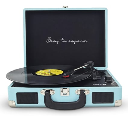 PRIXTON VC400 Tourne-disque à entraînement direct Bleu Manuel